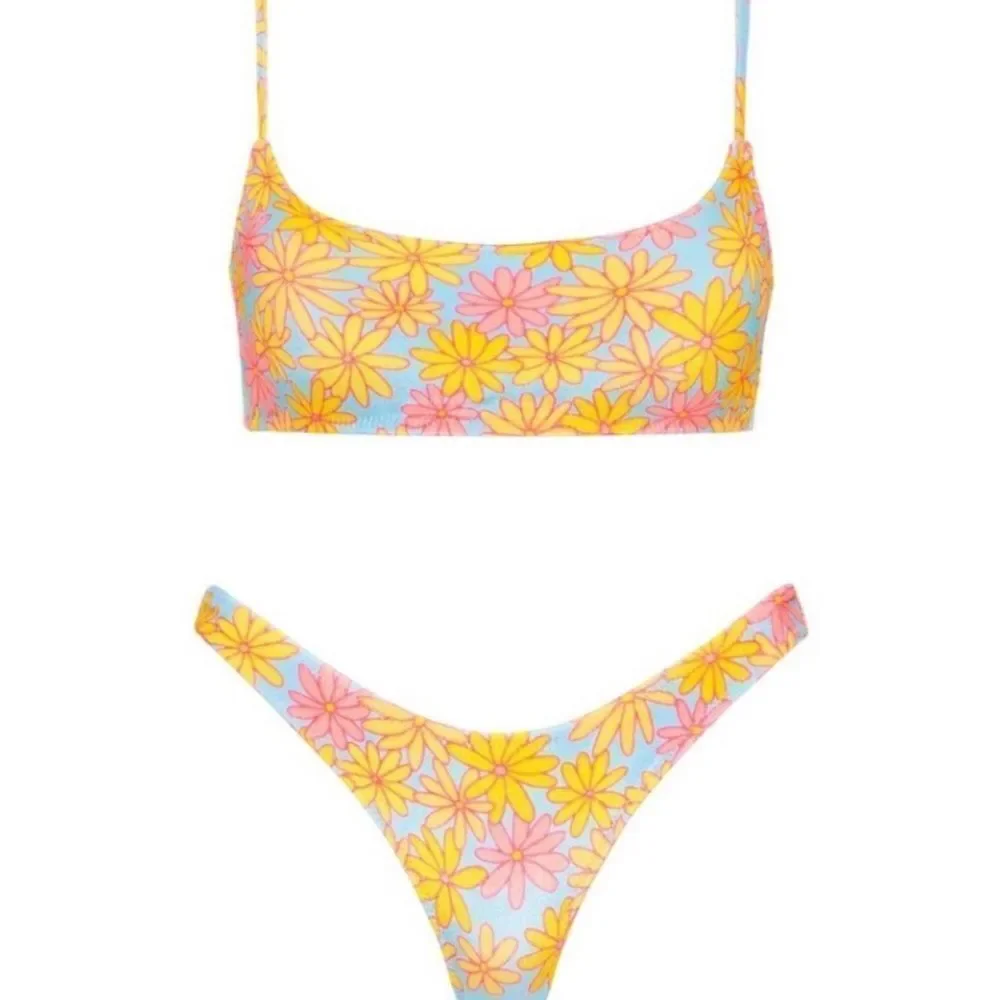 triangl swimwear Yellow Multi Daisy-Print Bikini - Picture 7 of 8